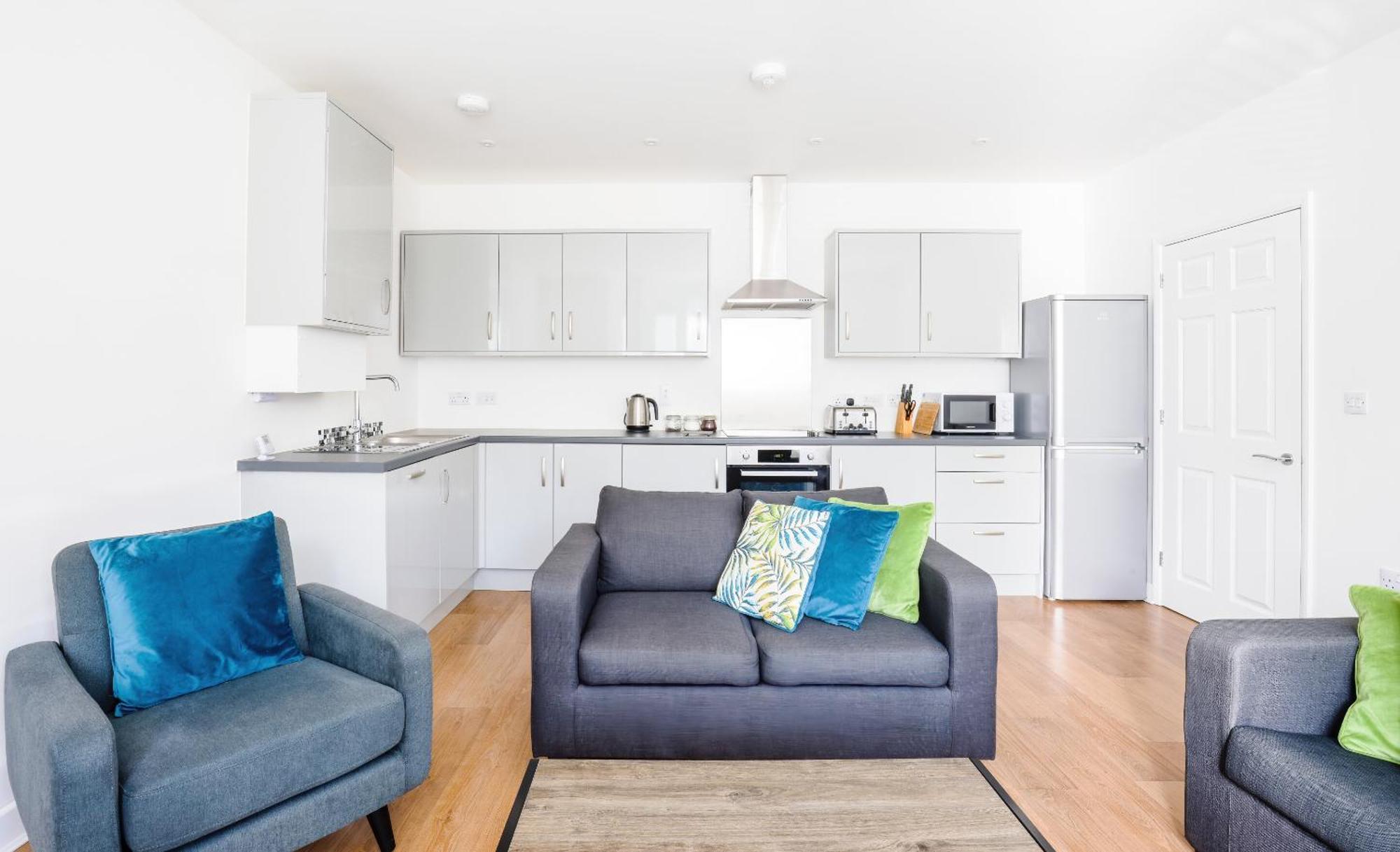 Modern, City Living Apartments- Private Parking Oxford Oda fotoğraf